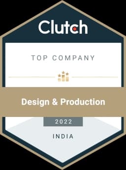 Top Clutch Design Production Company India 2022 Award